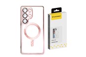 Mobil - Covers & Cases - Wozinsky Electroplated Case with Magsafe for Samsung Galaxy S25+ - Pink - 5907769370342