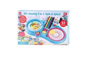 Kreativt Legetøj - Playgo 2-in-1 Spiral Drawing Set - 33 pieces. - 7357