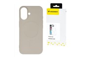 Mobil - Covers & Cases - Wozinsky Liquid Silicone MagSafe Case for Samsung Galaxy S24 FE - Beige - 5907769371004