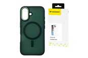Mobil - Covers & Cases - Wozinsky Fashion Case with MagSafe for Samsung Galaxy S24 FE - Green - 5907769371066