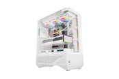 Kabinet - Darkflash DS900WS ATX Computer Case - Kabinet - Hvid - DY460 White + 4 fans