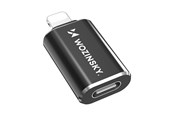 USB kabel - Wozinsky WALC-01 Lightning Adapter - USB-C - Black - 5907769378942