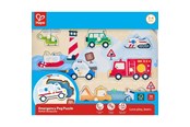 Leg & Læring - Hape Emergency Vehicles Peg Puzzle - E1457K
