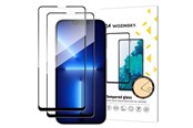 Mobil - Beskyttelsesglas - Wozinsky Set of 2 Full Glue Tempered Glass for Samsung Galaxy M56 - 5907769379864
