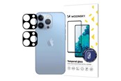 Mobil - Beskyttelsesglas - Wozinsky Black Full Camera Glass for iPhone 17 Set of 2 - 5907769380099