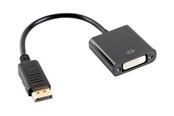 Skærmkabel - Lanberg - video adapter - DisplayPort to DVI-D - 10 cm - AD-0007-BK