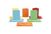 Konvolutter & Forsendelsesbokse - Creativ Company Cards and Envelopes Various Colors 50 Sets - 23107