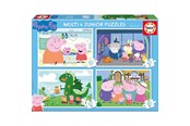 Puslespil - Educa 20-40-60-80 Peppa Pig Multi 4 - 20329