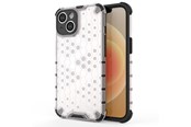Mobil - Covers & Cases - Hurtel Honeycomb Case for iPhone 14 Armored Hybrid Cover Transparent - 9145576266106