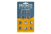 Batteri - Deltaco battery - 10 x CR2032 - Li - CR2032-10B