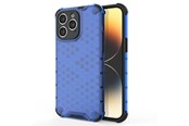 Mobil - Covers & Cases - Hurtel Honeycomb Case for iPhone 14 Pro Armored Hybrid Cover Blue - 9145576266151