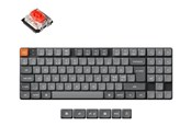 Tastatur - Keychron K13 Max QMK Wireless RGB Hot Swap Low Profile Red - Gaming Tastatur - Uden Numpad - Nordisk - Sort - K13M-H1-BO