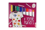 Skrive- og Tegneværktøjer - Lobbes Textile Markers 8 pcs. - 927007