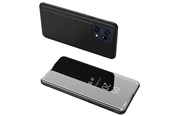 Mobil - Covers & Cases - Hurtel Clear View Case Cover for Oppo Find X5 Pro Cover with a Flap Black - 5907769349300