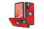 Mobil - Covers & Cases - Wozinsky Ring Armor Armored Hybrid Case Cover + Magnetic Holder for Samsung Galaxy A72 4G Red - 9111201935839