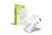 Mobil - Adaptere & Opladere - Mobile Origin 35W Travel Adapter - EU/US/UK/AU PW25 - white - MO-PW25-WHT