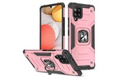 Mobil - Covers & Cases - Wozinsky Ring Armor Armored Hybrid Case Cover + Magnetic Holder Samsung Galaxy A42 5G Pink - 9111201935938