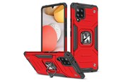 Mobil - Covers & Cases - Wozinsky Ring Armor Armored Hybrid Case Cover + Magnetic Holder Samsung Galaxy A42 5G Red - 9111201935945