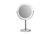 Makeupspejl - Gillian Jones Opladeligt LED bordspejl med 10x forstørrelse og USB-C - Chrom - 10218-81