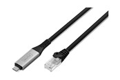 Netværkskabel - DIGITUS network cable - 15 m - black - Sort - AK-300601-150-S