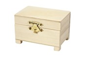Kreativitet & Hobbyartikler - Creativ Company Wooden Box on Legs with Metal Lock - 575810