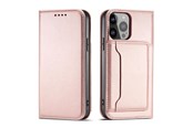 Mobil - Covers & Cases - Hurtel Magnet Card Case for Samsung Galaxy S23+ Flip Cover Wallet Stand Pink - 9145576271100