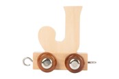 Babylegetøj - Small Foot - Wooden Letter Train - J - 12 pieces - 7469-display12