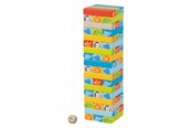 Brætspil - Goki Wooden Stacking Game with Animal Motifs - 56297