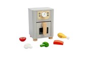 Rolleleg - Bigjigs Wooden Airfryer Playset 5-piece. - 37083