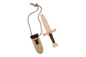 Trælegetøj - Playwood Wooden Dagger Luxury with Sheath - RS720B
