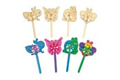 Kreativt Legetøj - Colorations - Make Your Own Garden Windmills 12pcs. - WINDWOOD