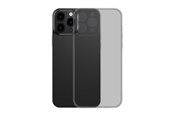 Mobil - Covers & Cases - Baseus Frosted Glass Case Cover for iPhone 13 Pro Hard Cover with Gel Frame black (ARWS000401) - ARWS000401