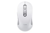 Mus - Baseus F02 Ergonomic Wireless Mouse USB 2.4GHz - White - Hvid - B0203302