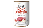 Hunde - Brit Mono Protein Beef & Rice 400g - 8595602555345