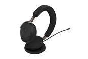 Hovedtelefoner/headset - Jabra Evolve3 75 MS Link390a - Black (Incl. Wireless Charging Pad) - 37599-999-989