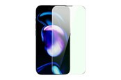Mobil - Beskyttelsesglas - Baseus Full Screen Tempered Glass for iPhone 14 Pro with Anti Blue Light Filter and 0.3mm Speaker Cover + Mounting Frame - SGXT001502