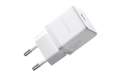 Mobil - Adaptere & Opladere - Baseus Palm 1C 20W Wall Charger (with Mini White USB-C 60W (20V/3A) 1m Cable) - White - P10111602213-01