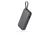 Powerbank - CUKTECH CUKP200NGLDG 55W with Built-in USB-C Cable - Grey Powerbank - Grå - 20000 mAh - CUKP200NGLDG