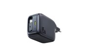 Mobil - Adaptere & Opladere - Baseus EnerCore CJ11 45W Wall Charger with USB-C Port and Retractable USB-C Cable - Black - E0120G00