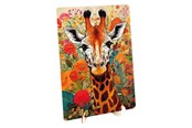 Puslespil - Creative Craft Group Wooden Puzzle Giraffe - Unique Shapes - 130 pcs. Wood - 400093