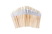 Hobby artikler - Colorations - Wooden Brushes 24 pcs. - FULLSET