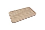 Trælegetøj - Playwood Wooden Tray Plateau Rectangle 26cm - SL089D