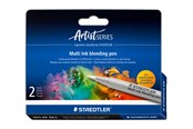 Skrive- og Tegneværktøjer - Staedtler Multi Ink blenderpen neutral 2 stk - 893 BP BK2