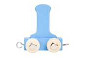Trælegetøj - Small Foot - Wooden Letter Train Blue - I - 12 pieces - 10359-display12