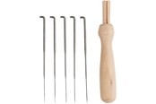 Kreativt Legetøj - Creativ Company Felting Needle Holder Wood with 5 Needles - 41237