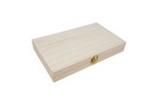 Børneværelse - Playwood Box Rectangle with Lid Paulownia Wood - sl062A