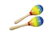 Trælegetøj - Goki Wooden Samba Balls 2 pcs. - 61922