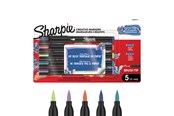 Skrive- og Tegneværktøjer - Sharpie Creative akrylmarker Earth Tones, penselspids, 5-blister - 2223317