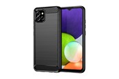 Mobil - Covers & Cases - Hurtel Carbon Case Flexible Cover Case for Samsung A03S EU (166.5) Black - 5907769334641
