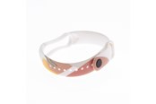 Smartwatch - Tilbehør - Hurtel Strap Moro Band for Xiaomi Mi Band 5 / 6 Silicone Strap Watch Bracelet Pattern 7 - 5907769336065
